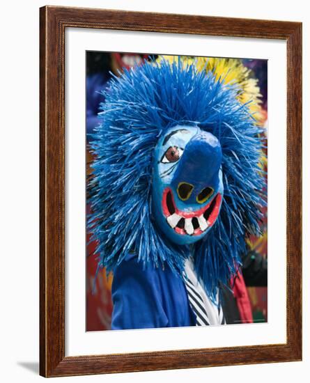 Fasnacht Carnival, Fasnacht Costume, Basel, Switzerland-Walter Bibikow-Framed Photographic Print