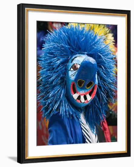 Fasnacht Carnival, Fasnacht Costume, Basel, Switzerland-Walter Bibikow-Framed Photographic Print