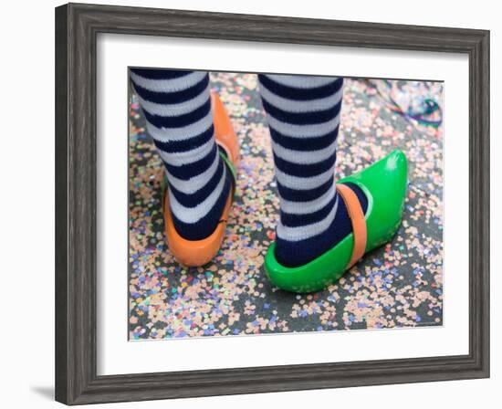 Fasnacht Carnival, Fasnacht Costume, Basel, Switzerland-Walter Bibikow-Framed Photographic Print