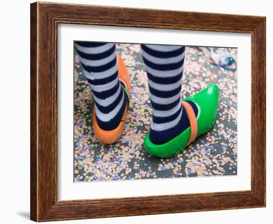 Fasnacht Carnival, Fasnacht Costume, Basel, Switzerland-Walter Bibikow-Framed Photographic Print