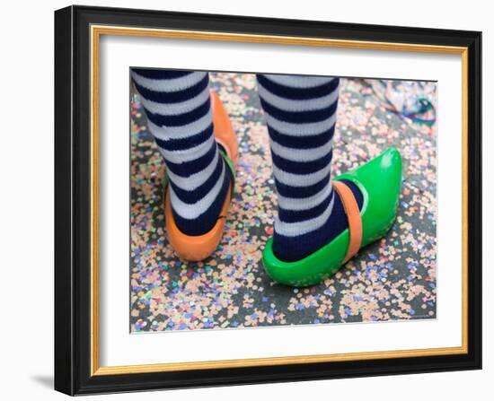 Fasnacht Carnival, Fasnacht Costume, Basel, Switzerland-Walter Bibikow-Framed Photographic Print