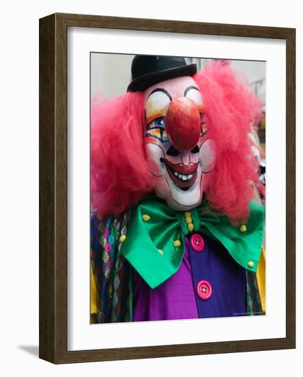 Fasnacht Carnival, Fasnacht Costume, Basel, Switzerland-Walter Bibikow-Framed Photographic Print