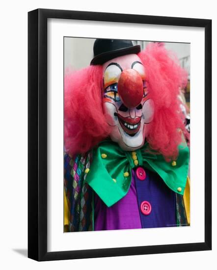 Fasnacht Carnival, Fasnacht Costume, Basel, Switzerland-Walter Bibikow-Framed Photographic Print