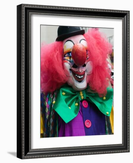 Fasnacht Carnival, Fasnacht Costume, Basel, Switzerland-Walter Bibikow-Framed Photographic Print