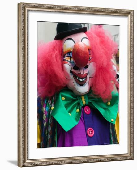 Fasnacht Carnival, Fasnacht Costume, Basel, Switzerland-Walter Bibikow-Framed Photographic Print