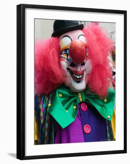 Fasnacht Carnival, Fasnacht Costume, Basel, Switzerland-Walter Bibikow-Framed Photographic Print