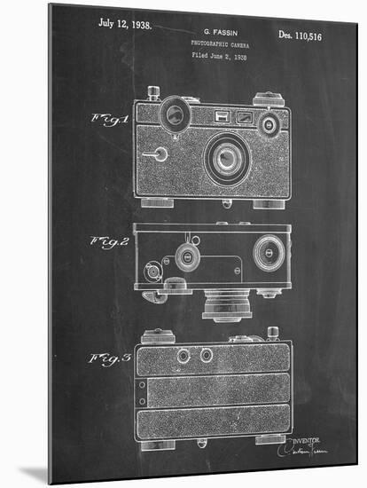 Fassin Photographic Camera Patent-null-Mounted Art Print