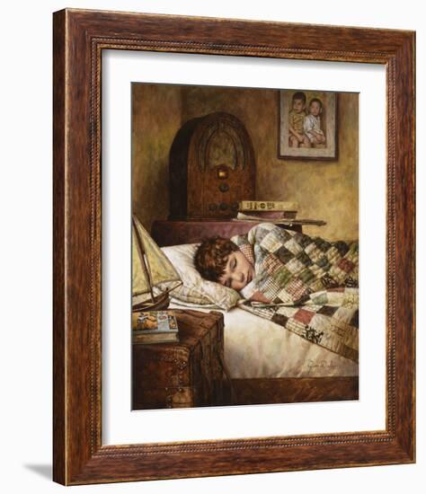 Fast Asleep-Jim Daly-Framed Art Print