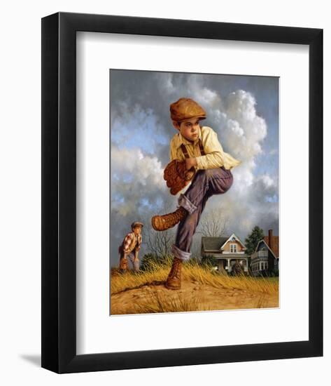 Fastball-Jim Daly-Framed Art Print