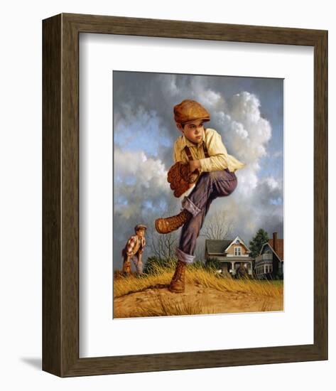 Fastball-Jim Daly-Framed Art Print