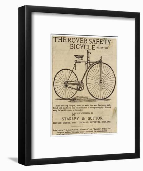 Faster and Easier Than Any Bicycle Ever Made-null-Framed Photographic Print