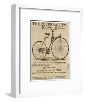 Faster and Easier Than Any Bicycle Ever Made-null-Framed Photographic Print