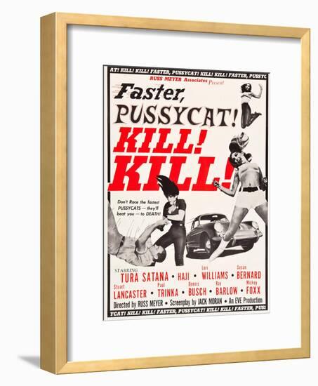 Faster, Pussycat! Kill! Kill!, Paul Trinka, Tura Satana, Lori Williams, Haji, 1965-null-Framed Art Print