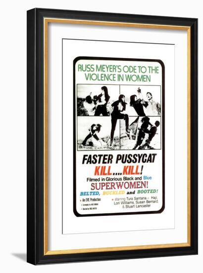 Faster, Pussycat! Kill! Kill!, Tura Satana, 1965-null-Framed Giclee Print