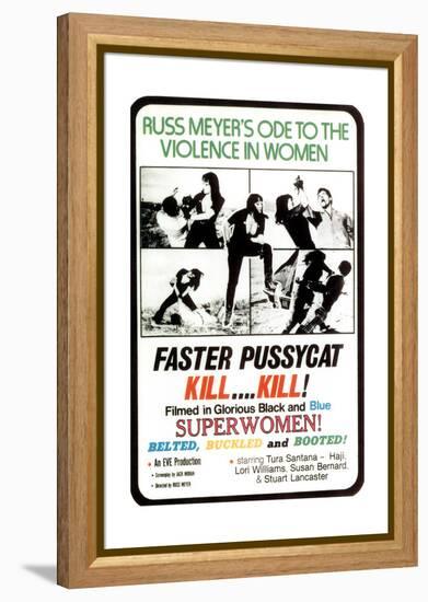 Faster, Pussycat! Kill! Kill!, Tura Satana, 1965-null-Framed Premier Image Canvas