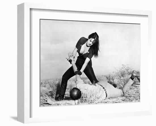 Faster, Pussycat! Kill! Kill!, Tura Satana, Paul Trinka, 1965-null-Framed Photo