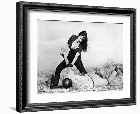 Faster, Pussycat! Kill! Kill!, Tura Satana, Paul Trinka, 1965-null-Framed Photo