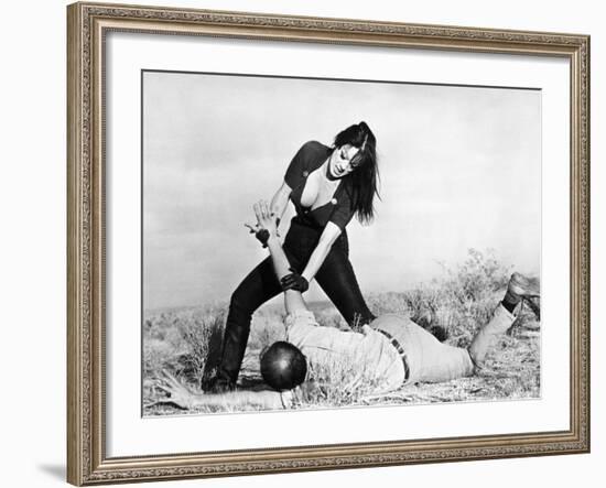 Faster, Pussycat! Kill! Kill!, Tura Satana, Paul Trinka, 1965-null-Framed Photo