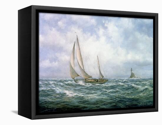 Fastnet Abeam-Richard Willis-Framed Premier Image Canvas