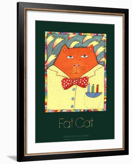 Fat Cat-Nancy Carlson-Framed Art Print