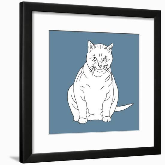 Fat Cat-Anna Nyberg-Framed Art Print