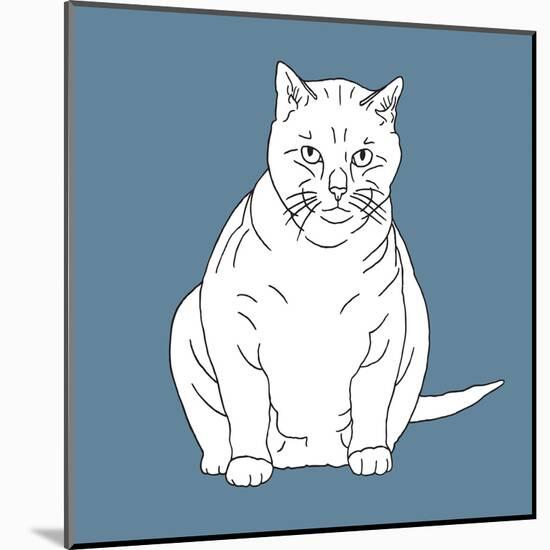Fat Cat-Anna Nyberg-Mounted Giclee Print