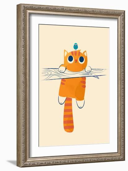 Fat Cat-Jay Fleck-Framed Art Print