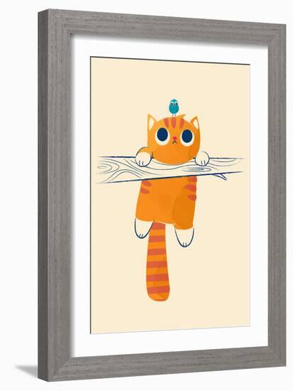 Fat Cat-Jay Fleck-Framed Art Print