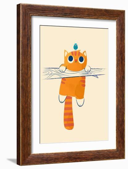 Fat Cat-Jay Fleck-Framed Art Print