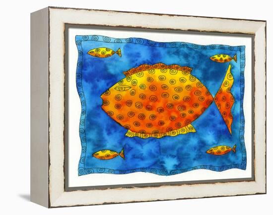 Fat Fish, 2006-Julie Nicholls-Framed Premier Image Canvas