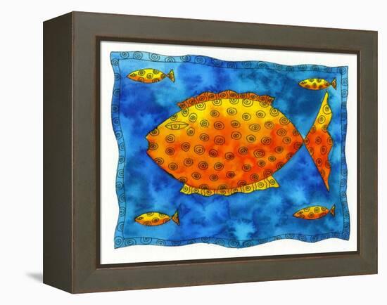 Fat Fish, 2006-Julie Nicholls-Framed Premier Image Canvas