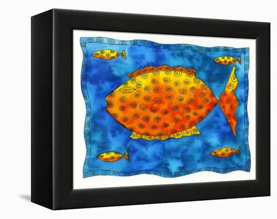 Fat Fish, 2006-Julie Nicholls-Framed Premier Image Canvas