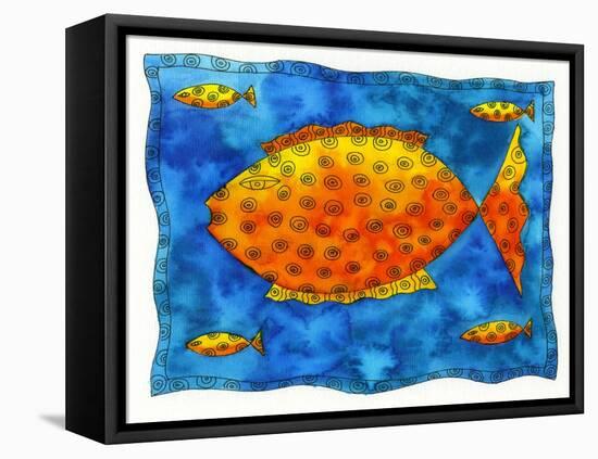 Fat Fish, 2006-Julie Nicholls-Framed Premier Image Canvas