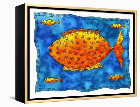 Fat Fish, 2006-Julie Nicholls-Framed Premier Image Canvas