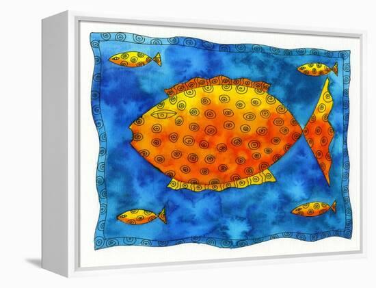 Fat Fish, 2006-Julie Nicholls-Framed Premier Image Canvas