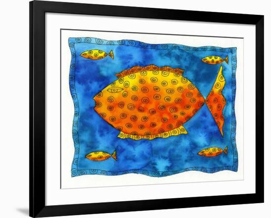 Fat Fish, 2006-Julie Nicholls-Framed Giclee Print