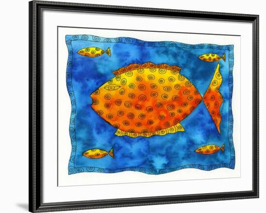 Fat Fish, 2006-Julie Nicholls-Framed Giclee Print