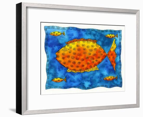 Fat Fish, 2006-Julie Nicholls-Framed Premium Giclee Print