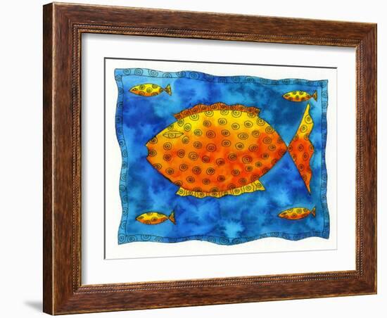 Fat Fish, 2006-Julie Nicholls-Framed Premium Giclee Print