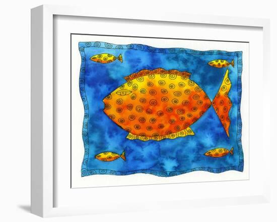 Fat Fish, 2006-Julie Nicholls-Framed Premium Giclee Print