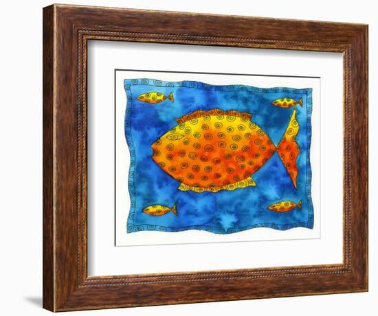 Fat Fish, 2006-Julie Nicholls-Framed Giclee Print