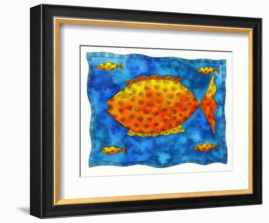 Fat Fish, 2006-Julie Nicholls-Framed Giclee Print