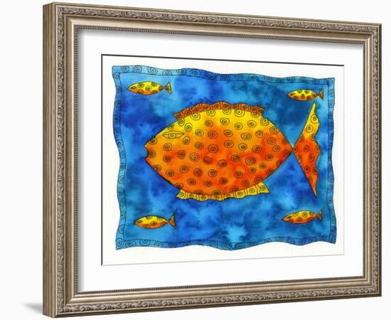 Fat Fish, 2006-Julie Nicholls-Framed Giclee Print