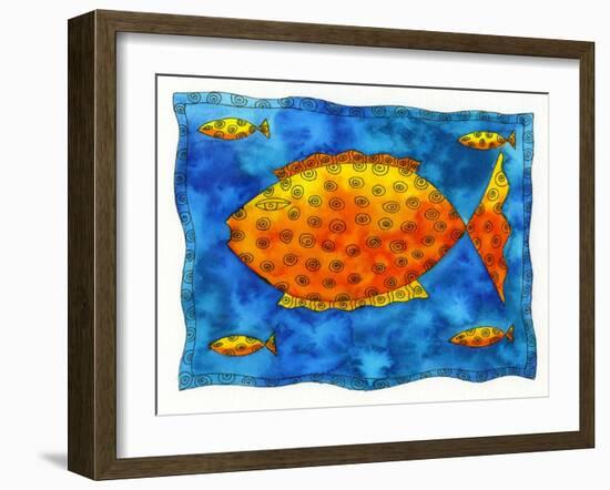 Fat Fish, 2006-Julie Nicholls-Framed Giclee Print