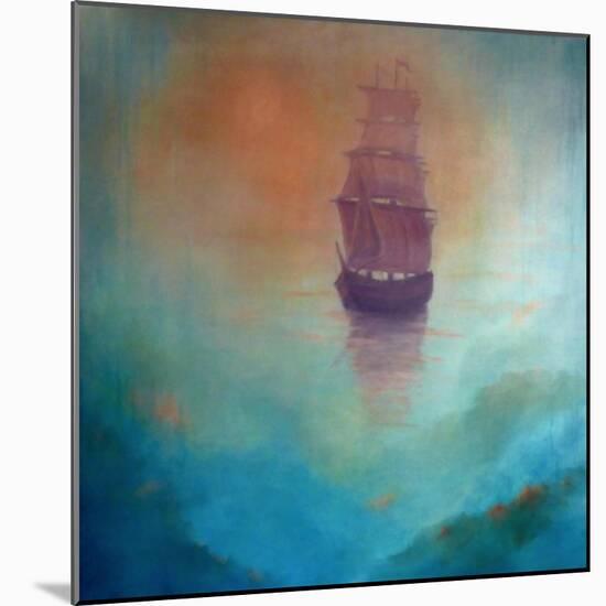 Fata Morgana (ghost ship), 2020 (oil on canvas)-Lee Campbell-Mounted Giclee Print
