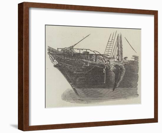 Fatal Collision on the River Mersey-null-Framed Giclee Print