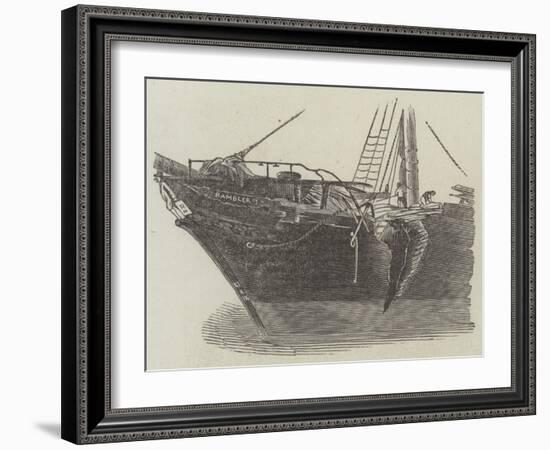 Fatal Collision on the River Mersey-null-Framed Giclee Print