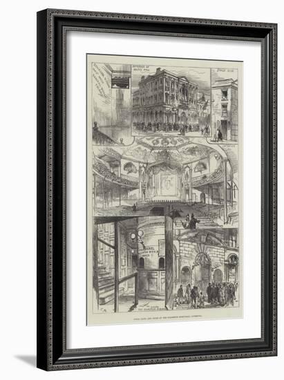 Fatal Panic and Crush at the Colosseum Music-Hall, Liverpool-Charles Robinson-Framed Giclee Print