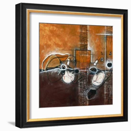 Fatalité…emmuré-Sylvie Cloutier-Framed Art Print