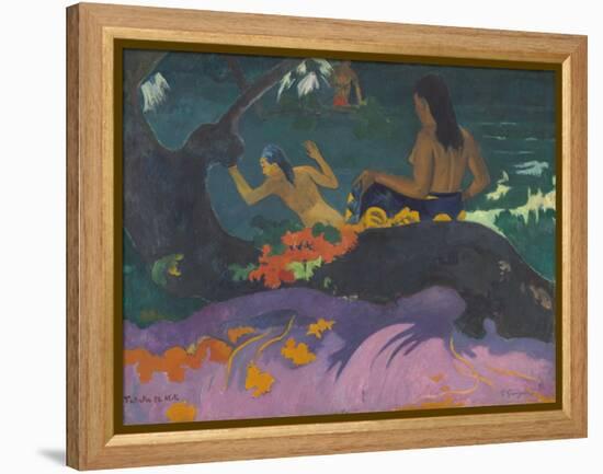 Fatata Te Miti (By the Sea), 1892-Paul Gauguin-Framed Premier Image Canvas